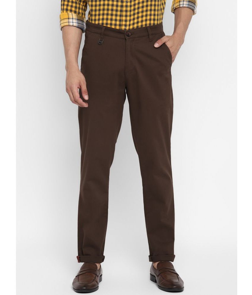    			Red Chief Brown Regular Chinos ( Pack of 1 )