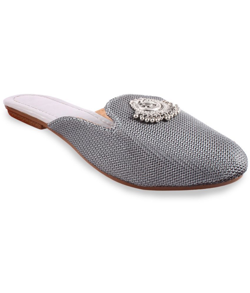     			Apratim - Gray Women's Mules