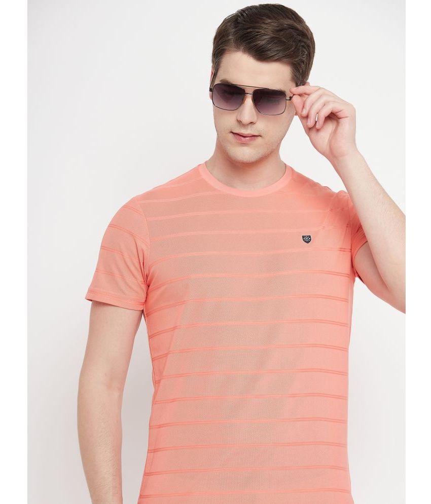     			OGEN - Orange Cotton Blend Regular Fit Men's T-Shirt ( Pack of 1 )
