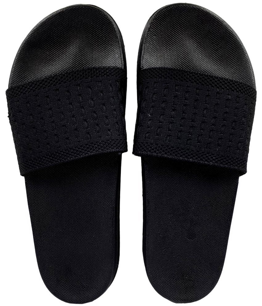     			Pampy Angel - Black Men's Slide Flip flop