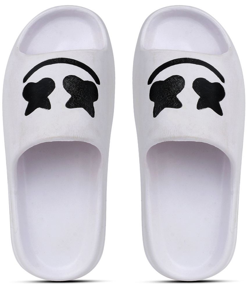     			Pampy Angel - White Men's Slide Flip flop