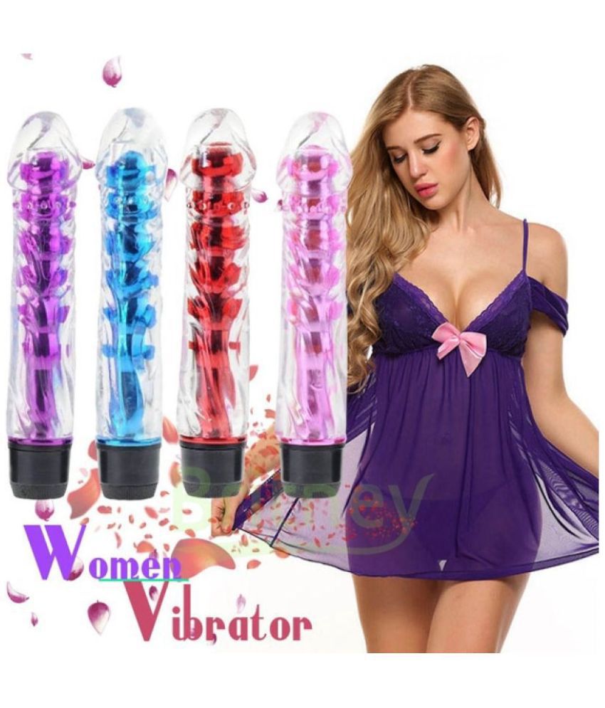     			Adultvilla Waterproof Transparent Silicon Gel Vibrating Realistic Dildo silicone Jelly Dildos Vibrator Female Masturbation Adults Sex toys + retail box
