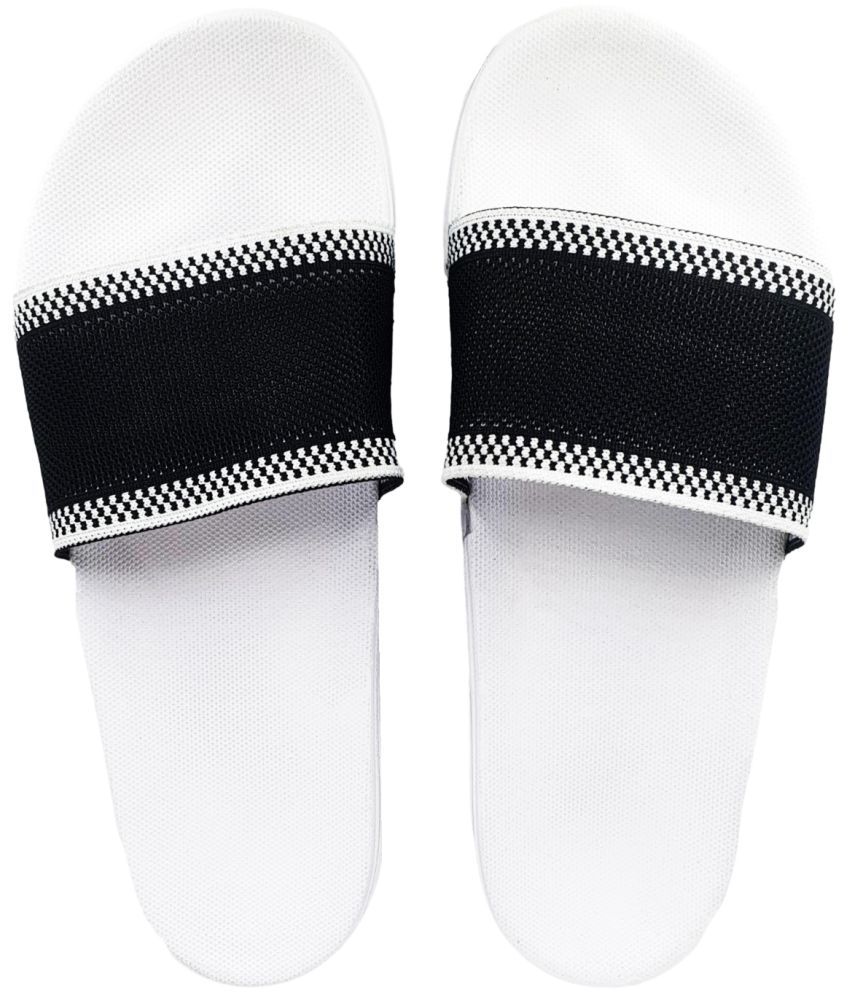     			Pampy Angel - White Men's Slide Flip flop