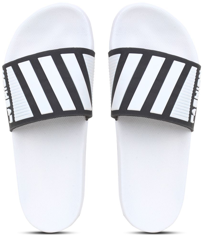     			Pampy Angel - White Men's Slide Flip flop