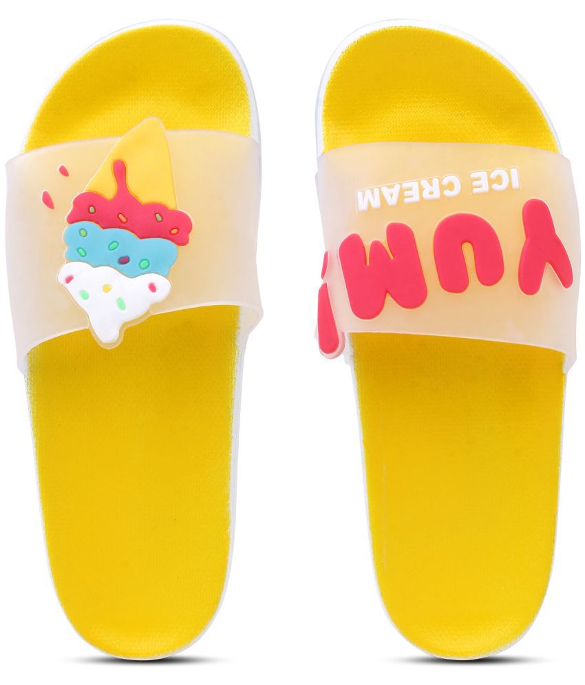     			Pampy Angel - Yellow Women's Slide Flip flop