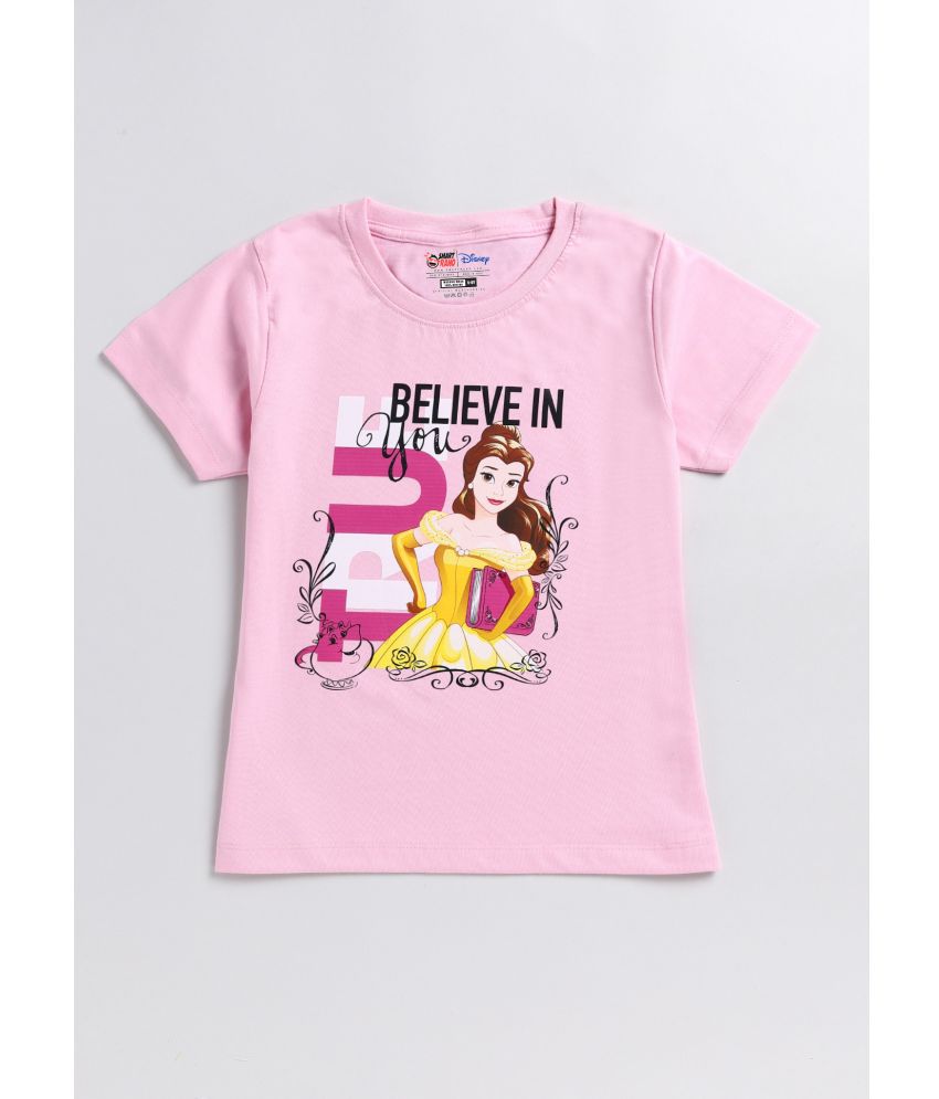     			Rydho - Pink 100% Cotton Girls T-Shirt ( Pack of 1 )