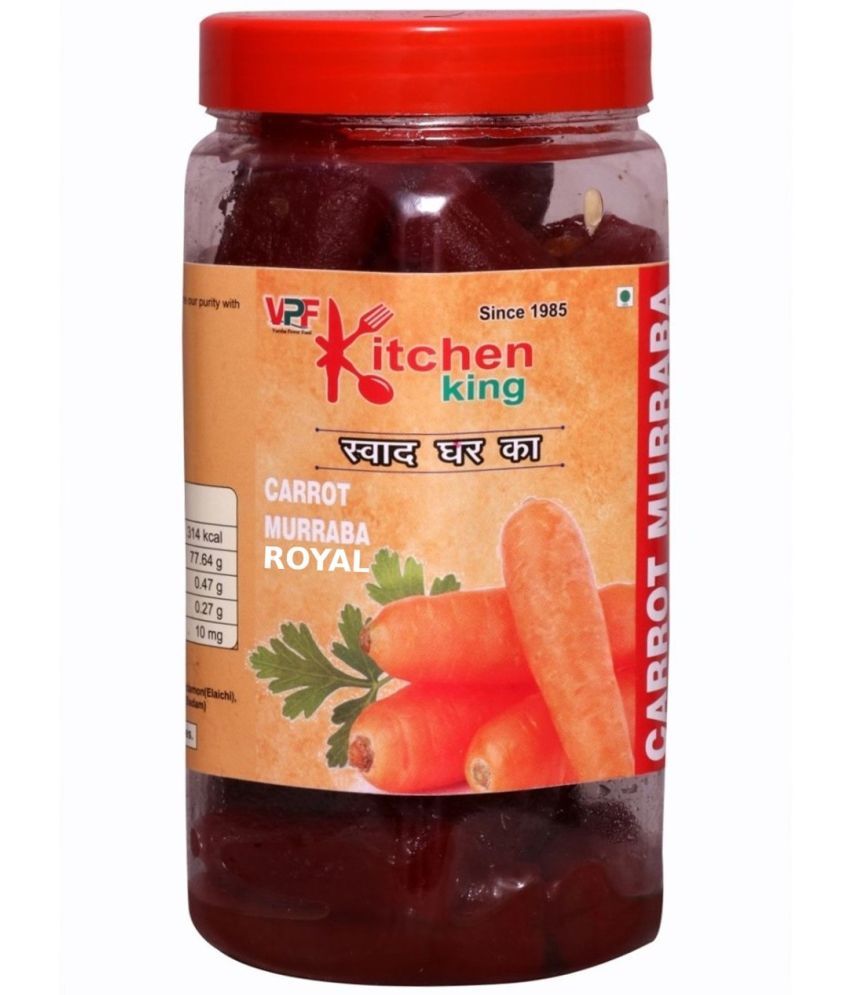     			Kitchen King Since-1985 Mother-Made Organic Carrot Murabba with Almonds Immunity Increaser Pack Pickle 1 kg