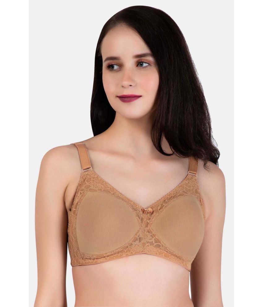     			LACYLUXE Net Lightly Padded Women's Everyday Bra ( Beige )