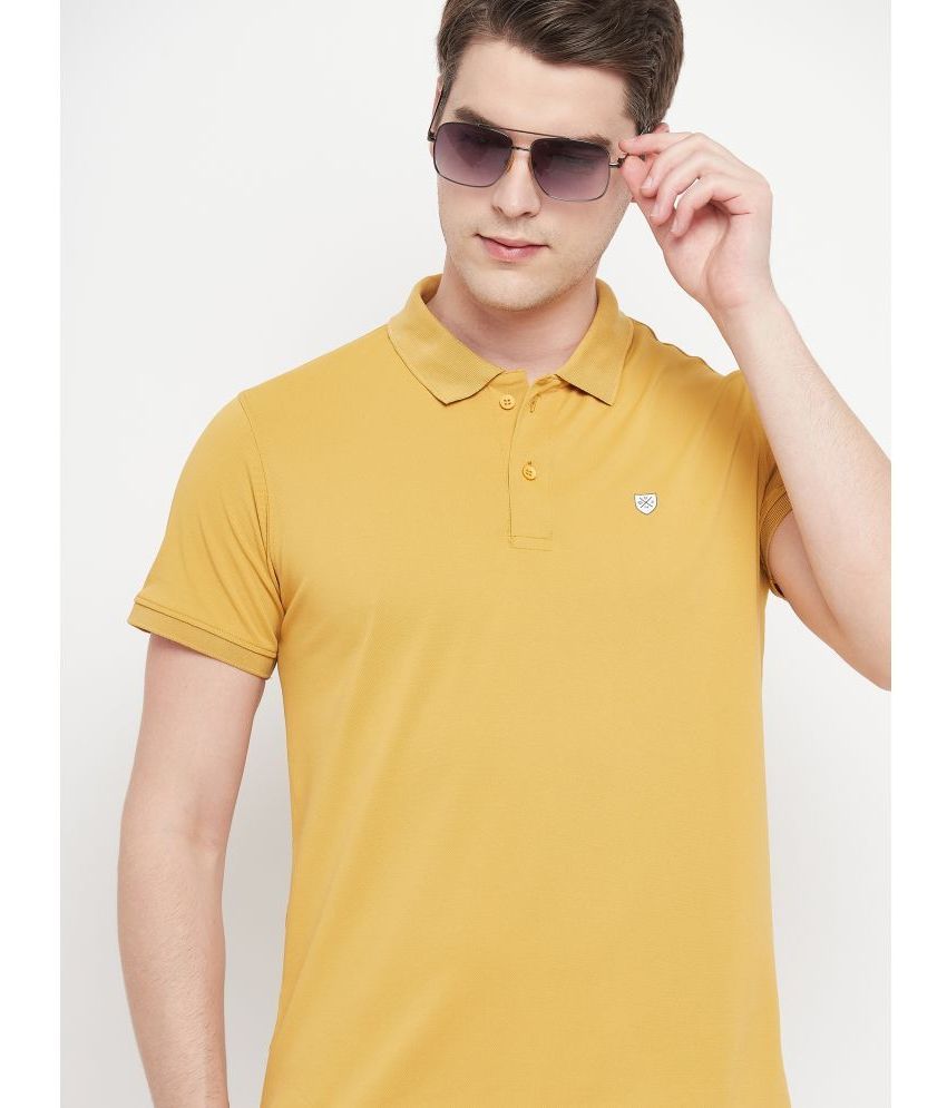     			OGEN - Yellow Cotton Blend Regular Fit Men's Polo T Shirt ( Pack of 1 )