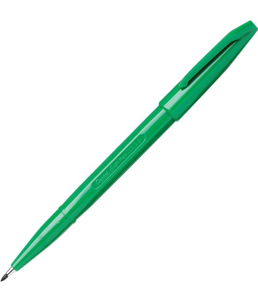     			Pentel Arts Sign Ball Pen (Pack Of 12, Green)