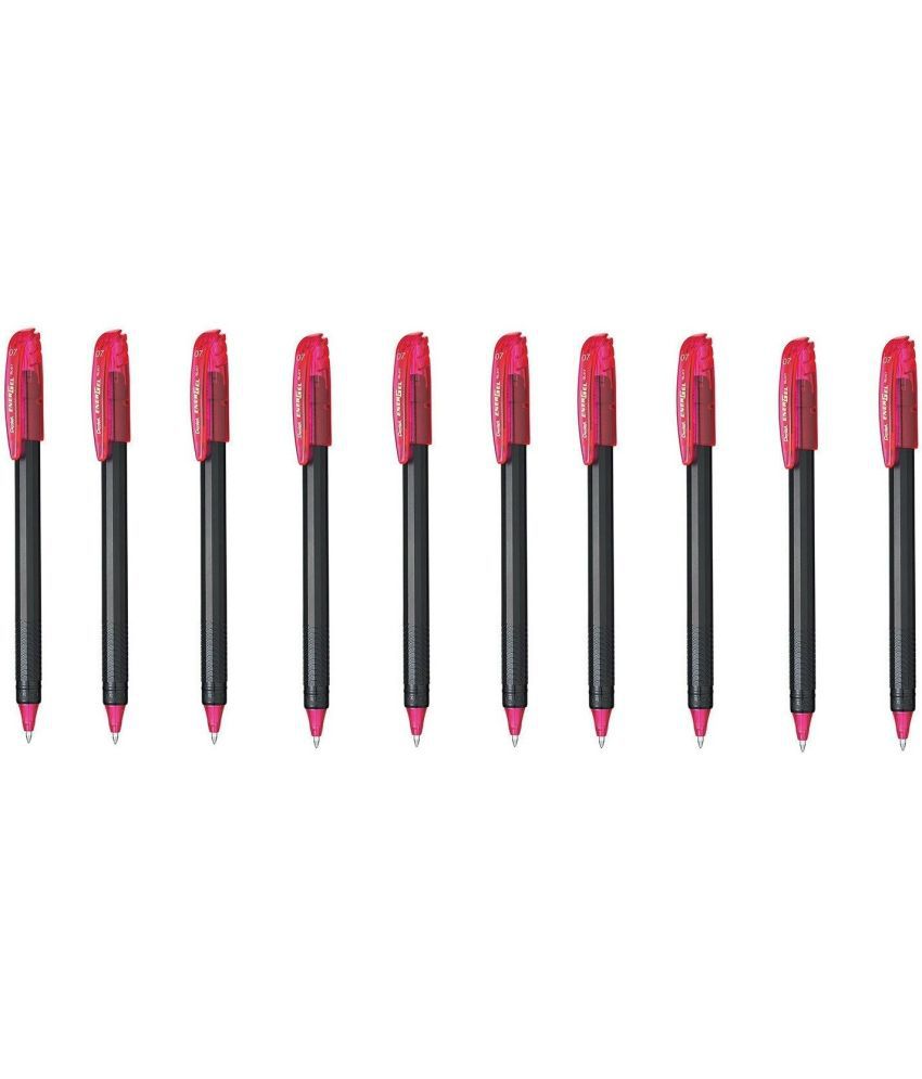     			Pentel Energel Bl417 - 10 Pink Ink Color Roller Ball Pen (Pack Of 10, Pink)