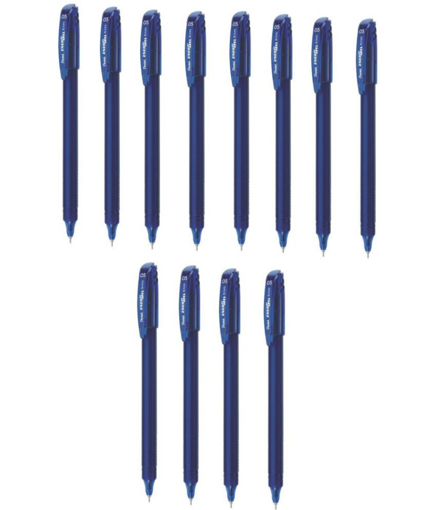     			Pentel Energel Bln415 Blue Ink Color Gel Pen (Pack Of 12, Blue)