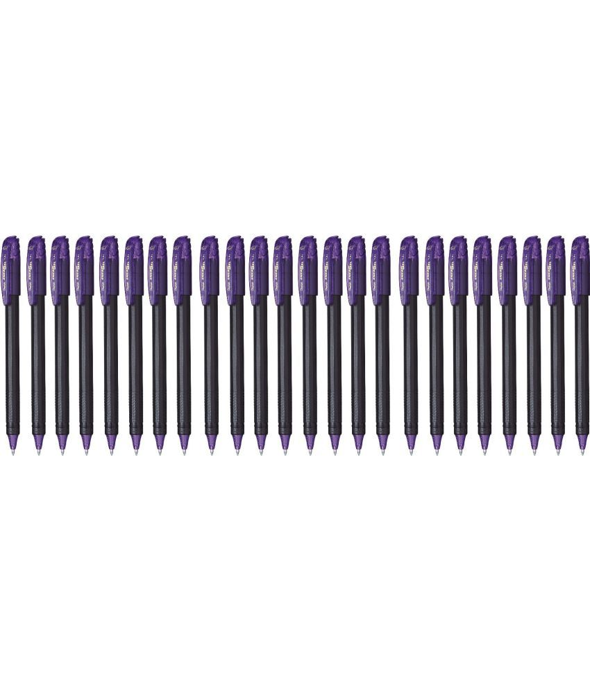     			Pentel Energel Gel Pen (Pack Of 24, Purple)