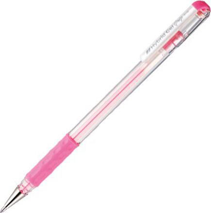     			Pentel Hybrid Gel Grip Gel Pen (Pack Of 3, Pink)