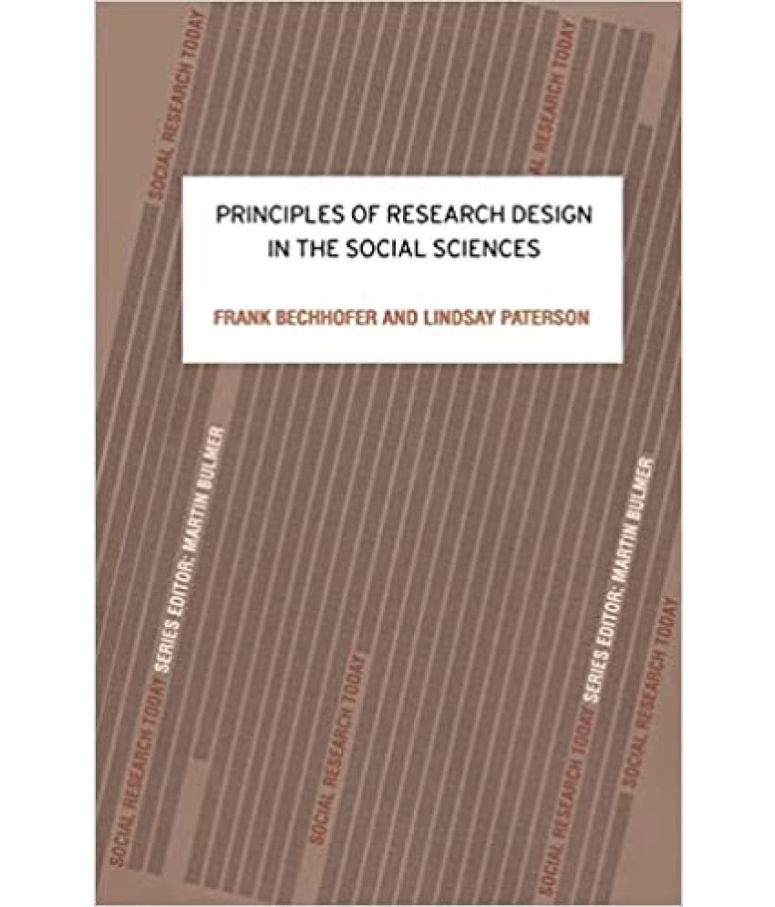     			Principles of Research Design in the Social Sciences ,Year 2009