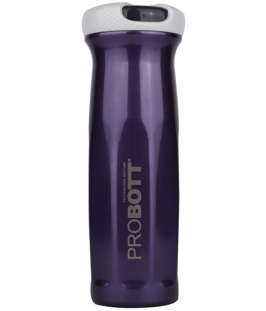     			Probott - Swipe Shaker Purple Water Bottle 600 mL ( Set of 1 )