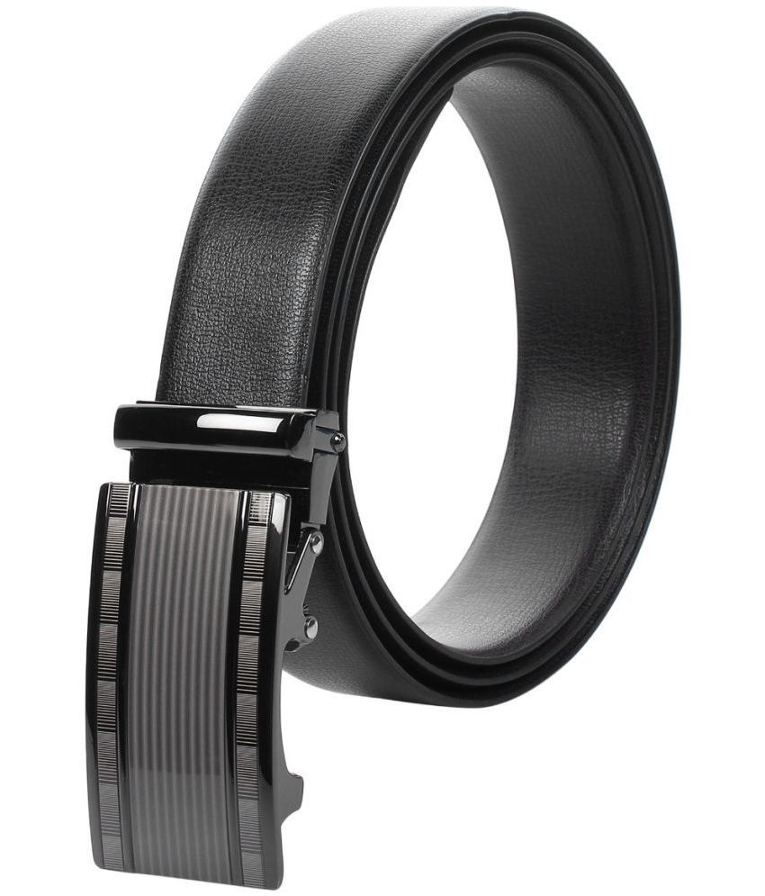     			Zacharias - Black Leather Men's Formal Belt ( Pack of 1 )