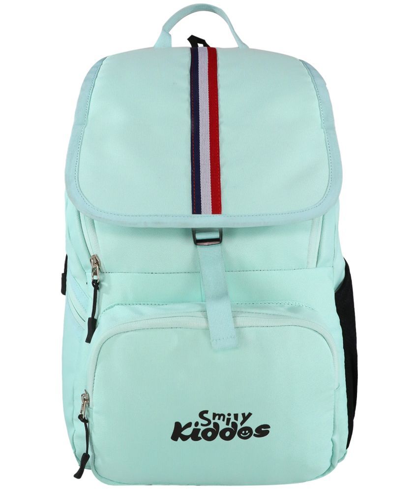     			mikebags 11 Ltrs Turquoise Polyester College Bag