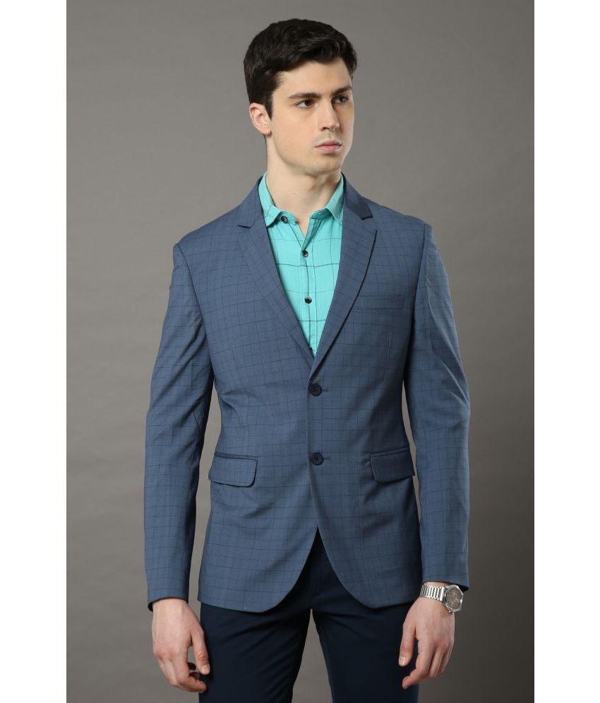    			Cool Colors - Blue Polyester Slim Fit Men's Blazer ( Pack of 1 )