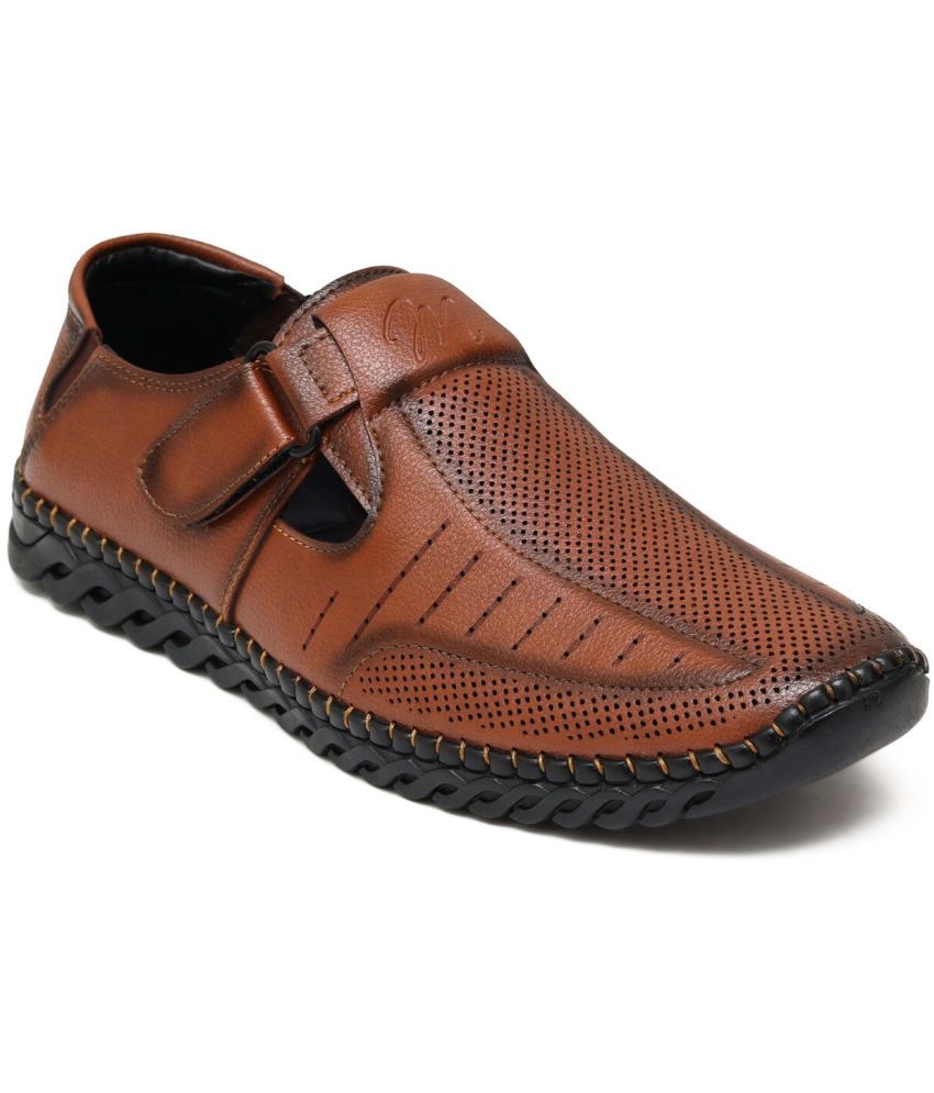     			Marnish - Brown Men's Sandals