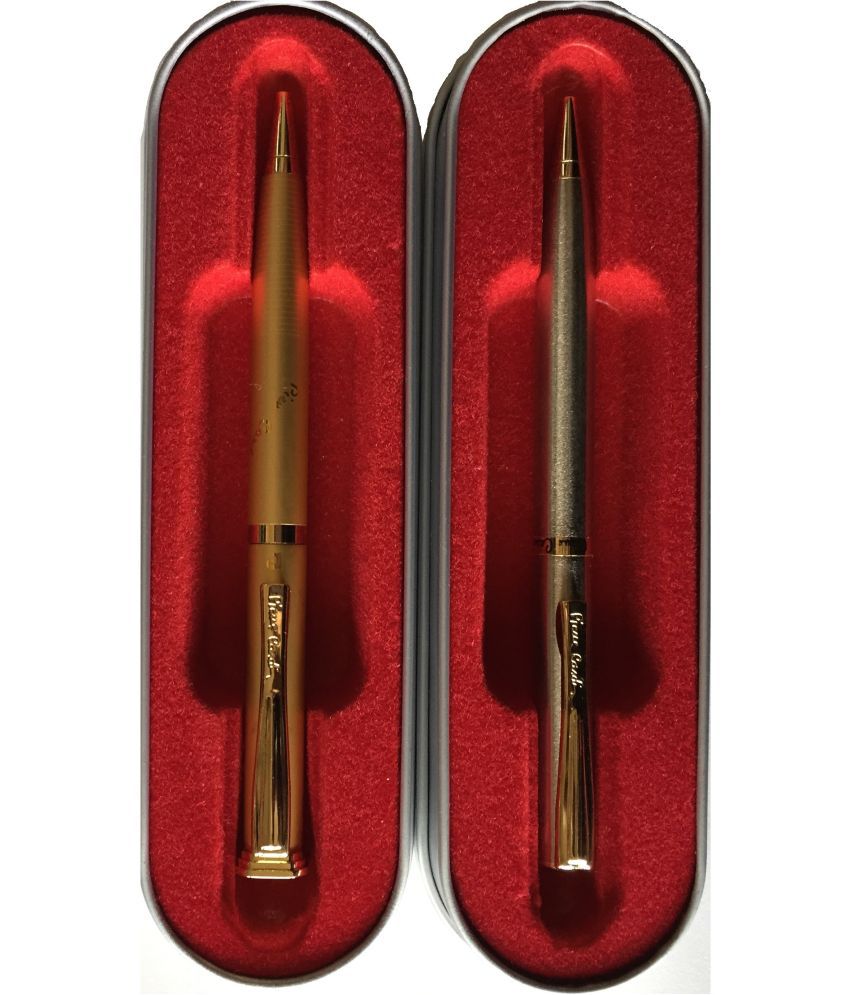     			Pierre Cardin Golden Eye C/N And Noblesse Ball Pen (Pack Of 2, Blue)