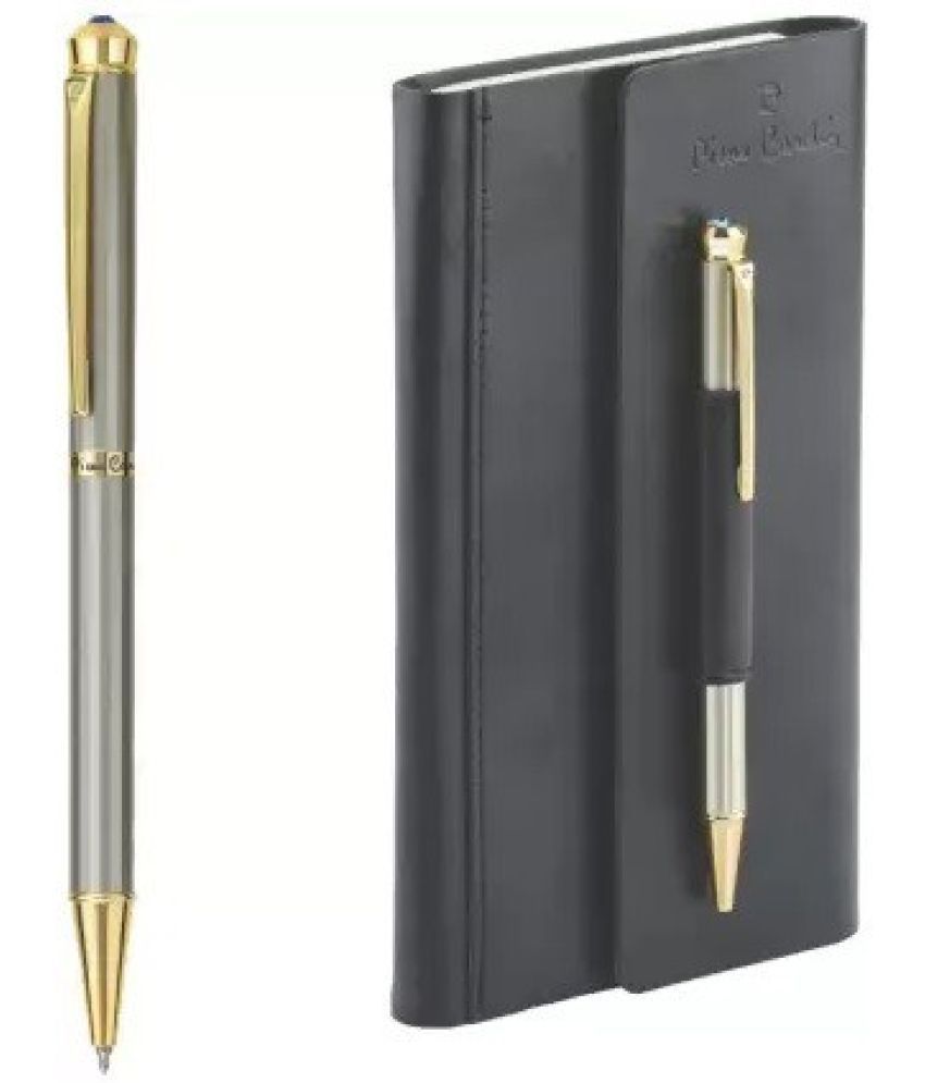     			Pierre Cardin Elite Business Set Of Pen And Diary(Black) Stationery Set (Blue)