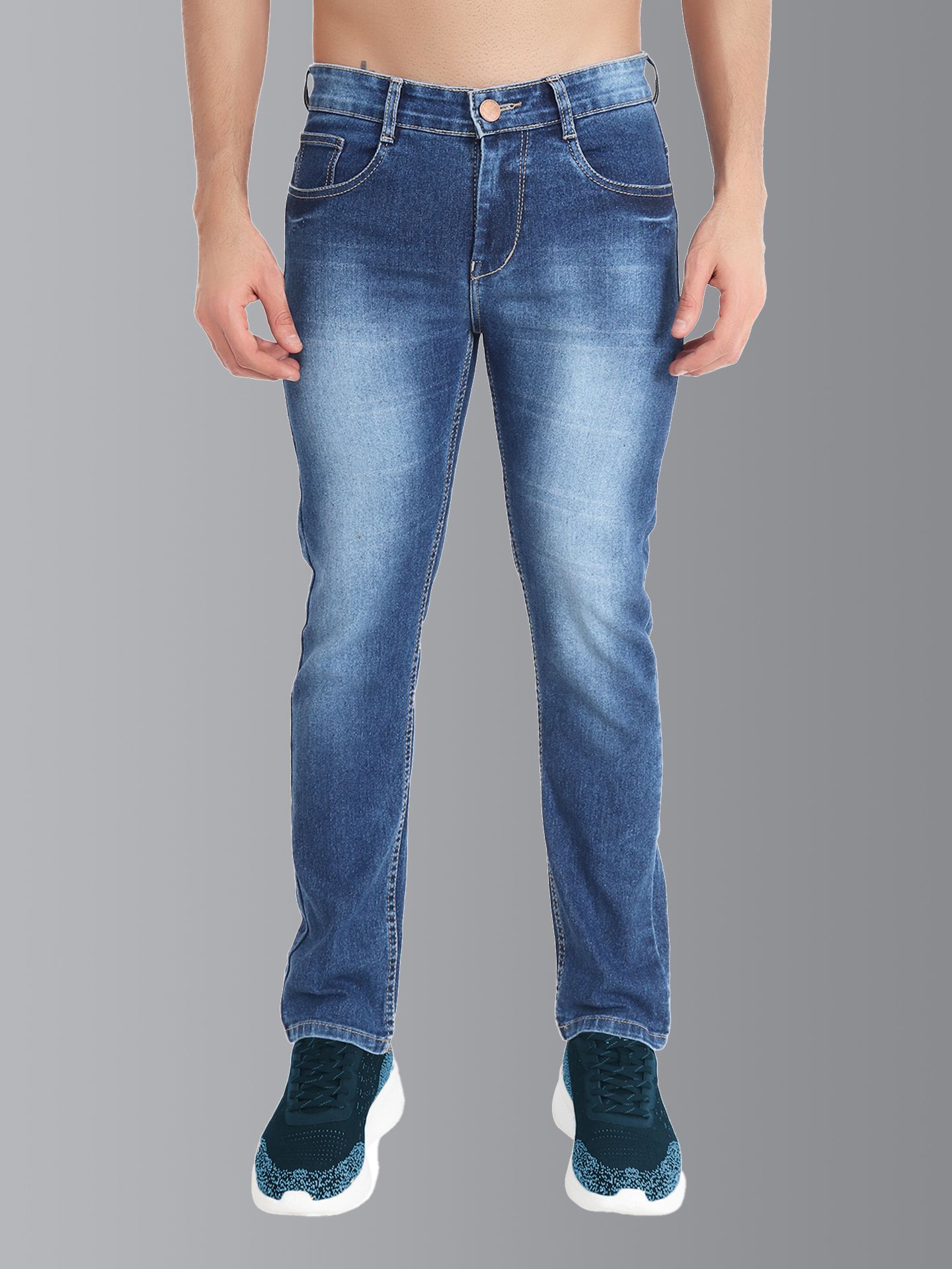     			RAGZO - Blue Denim Slim Fit Men's Jeans ( Pack of 1 )