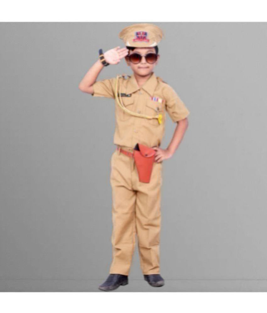     			lucky h star garments - Beige Cotton Blend Boys Costume ( Pack of 1 )