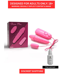 Combo Deal Egg Vibrator + Dildo Vibratior | 2 in 1 Sexual Vibrator Combo | Sex Toys For Women By Naughty Nights + Free Lube