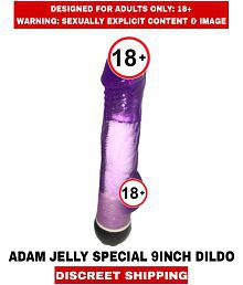 FEMALE ADULT SEX TOYS ADAM SKIN SPICEAL Smooth Silicon VIBRATOR 9INCH For Women