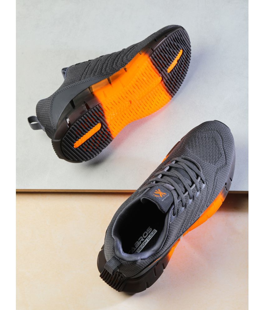     			Abros - FLEX Gray Men's Sports Running Shoes