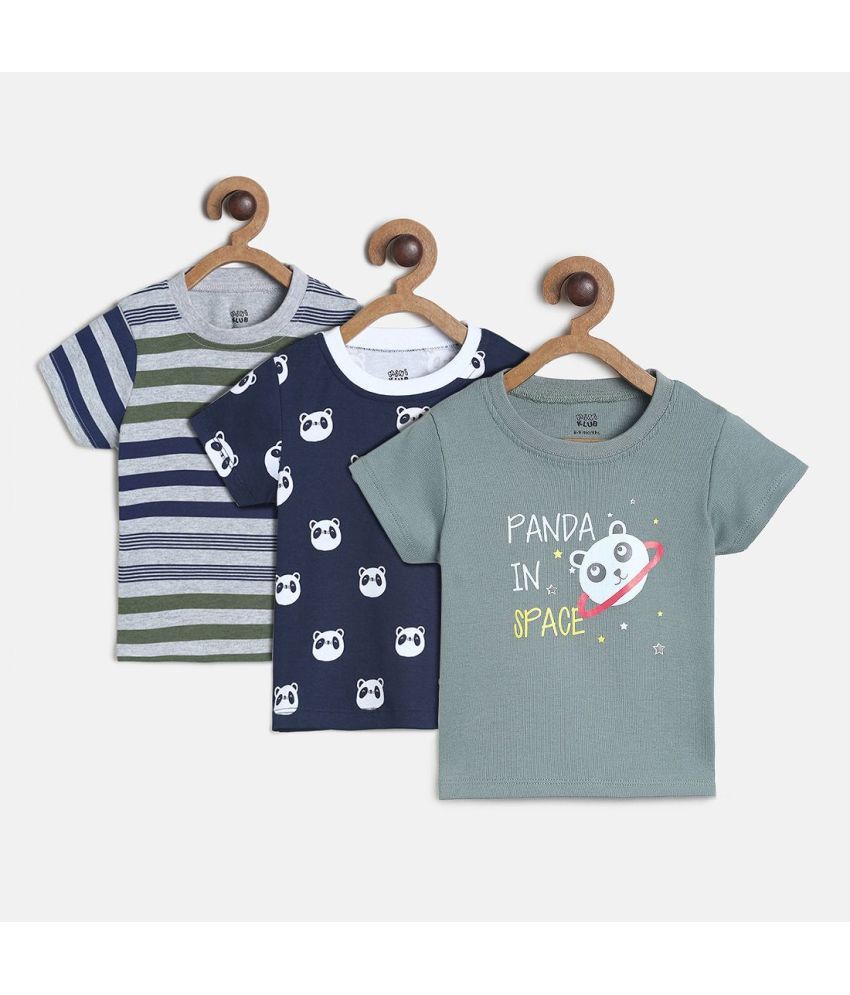     			MINI KLUB - Multi Baby Boy T-Shirt ( Pack of 3 )