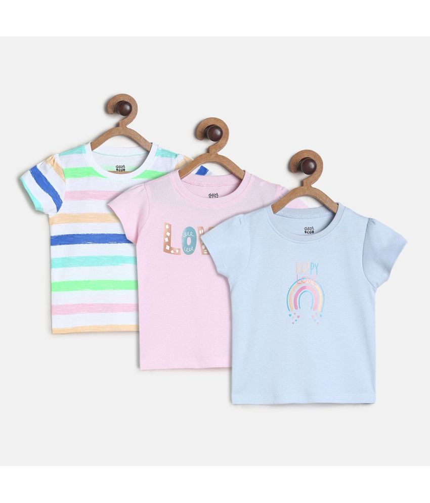     			MINI KLUB - Multi Baby Girl T-Shirt ( Pack of 3 )