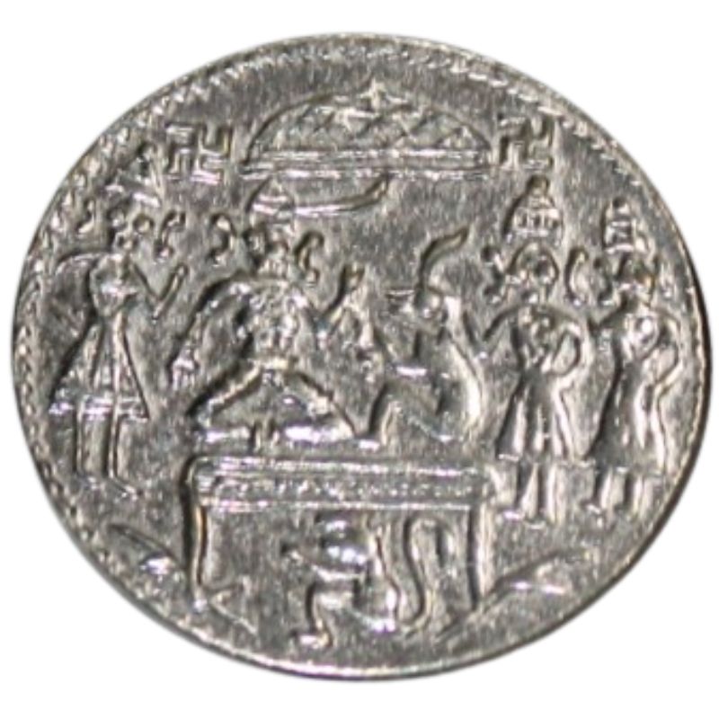     			PRIDE INDIA - Ancient Period Ramdarbar Silverplated 1 Numismatic Coins