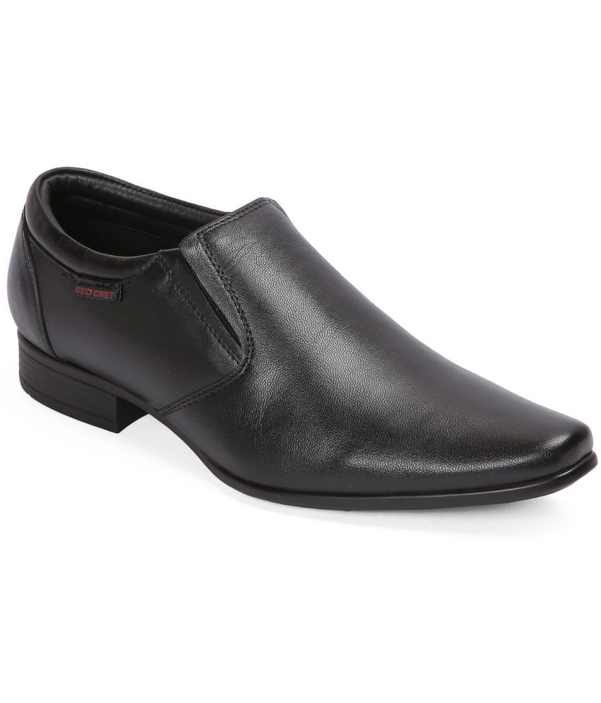     			Red Chief - Black Men's Slip On Formal Shoes