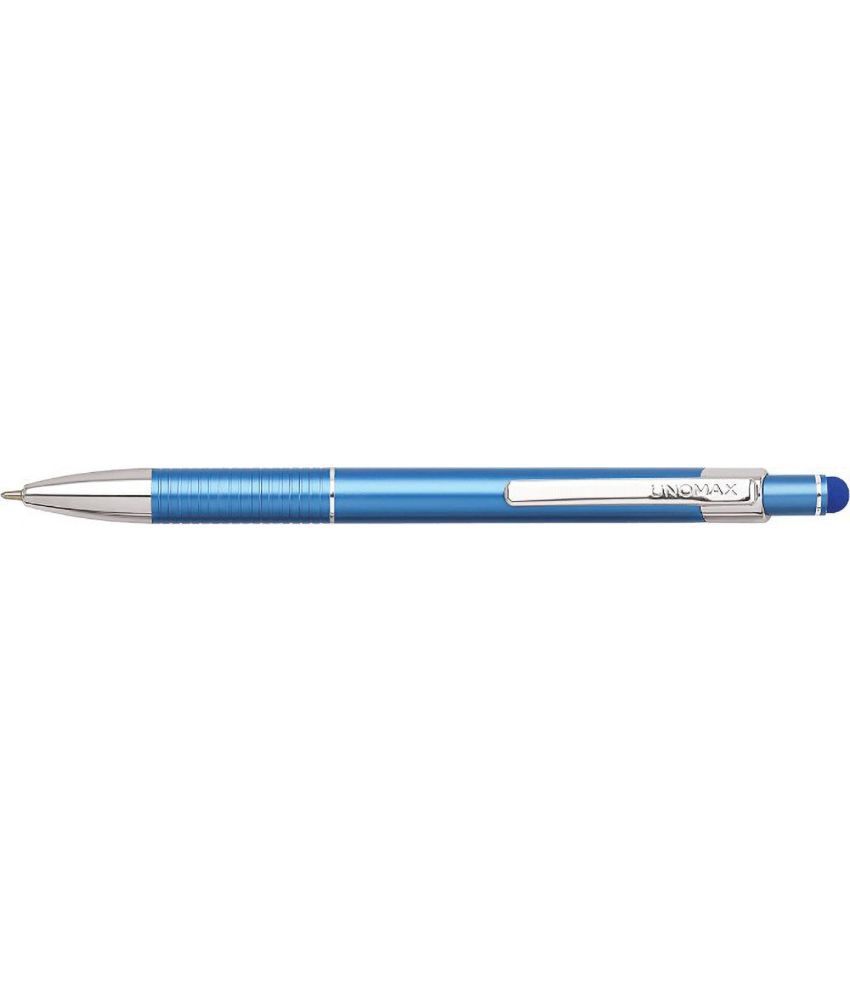     			Unomax Exceed Premium Metal Body With Stylus Ball Pen (Pack Of 6, Blue)