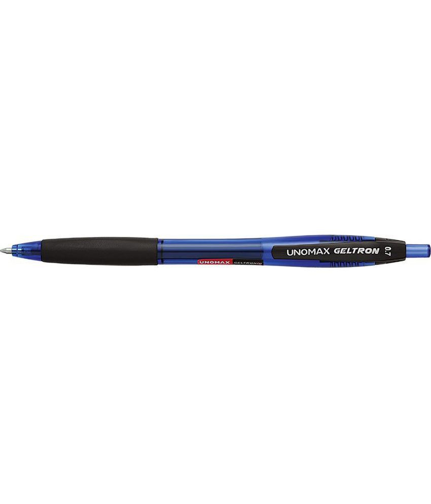     			Unomax Geltron Retractable Gel Pen Blue Gel Pen (Pack Of 20, Blue)