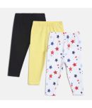 MINI KLUB Pack of 3 Baby Girls Cotton Legging ( Multi )