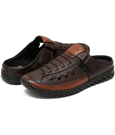 Zara Black Leather Men's Sandals in North Industrial Area - Shoes,  Audiophile Gh | Jiji.com.gh