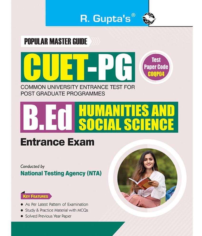     			CUET-PG : B.Ed (Humanities and Social Science) Entrance Exam Guide