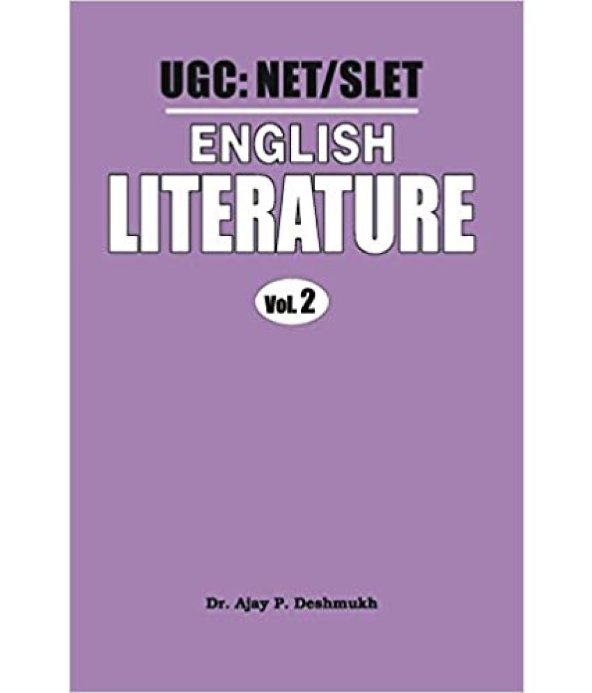     			UGC : Net/Slet English Literature, Vol Vol 1, Year 2019 Volume Vol 1, In TWO Volume [Hardcover]