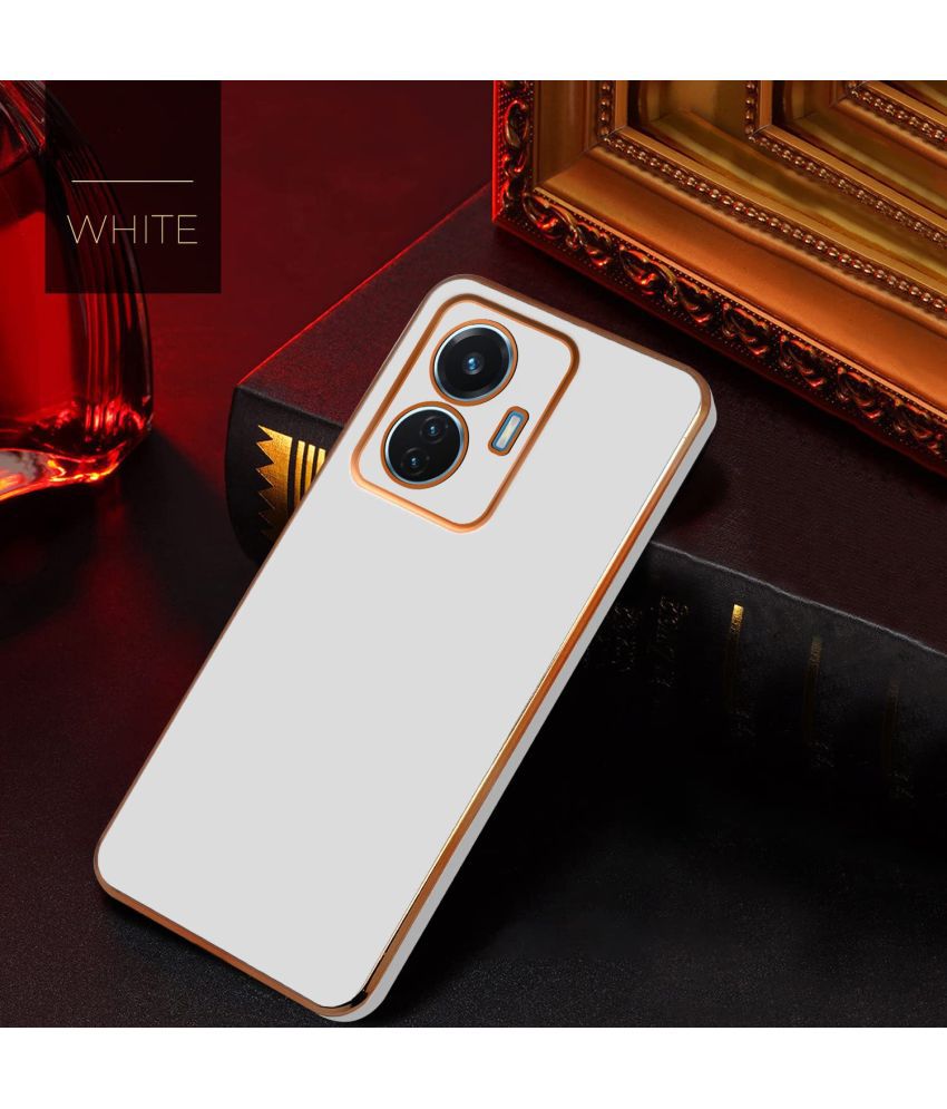     			Bright Traders - White Silicon Silicon Soft cases Compatible For Vivo T1 44W ( Pack of 1 )