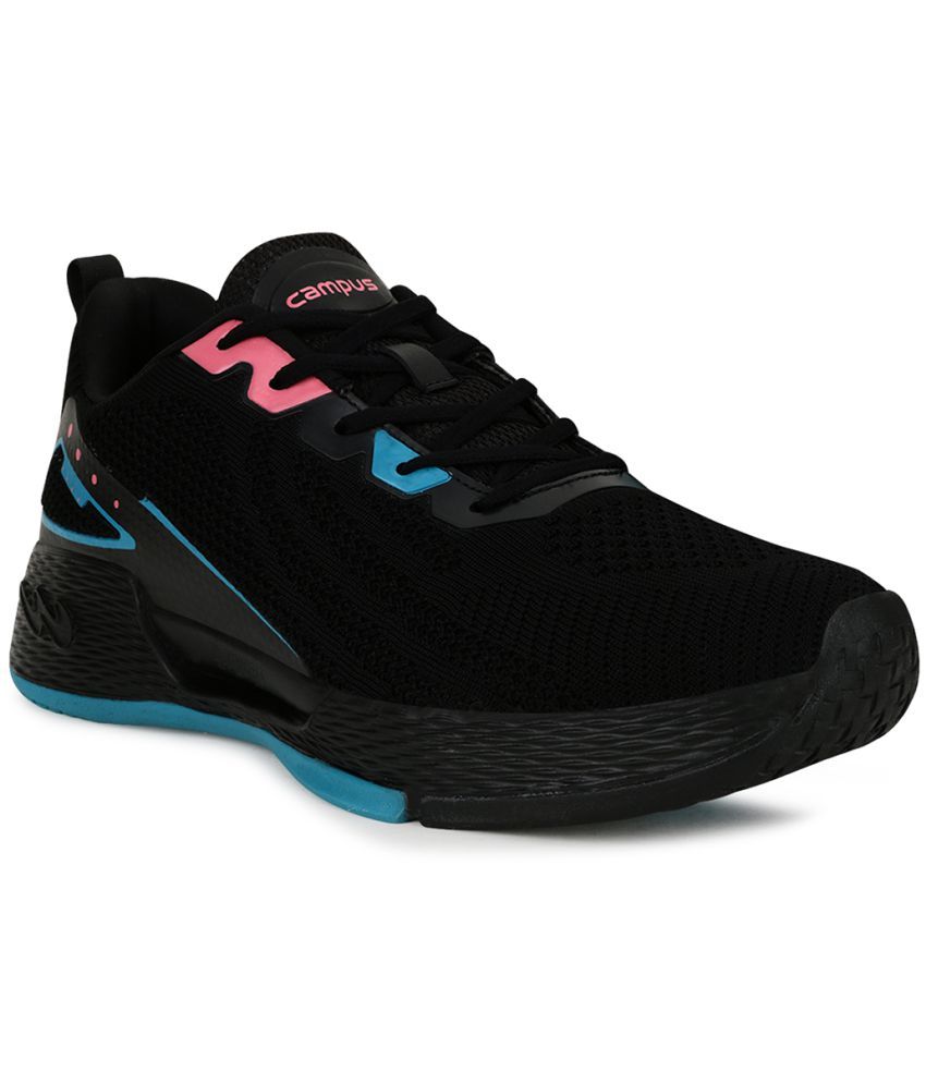     			Campus - IGNITION PRO Black Men's Sports Running Shoes