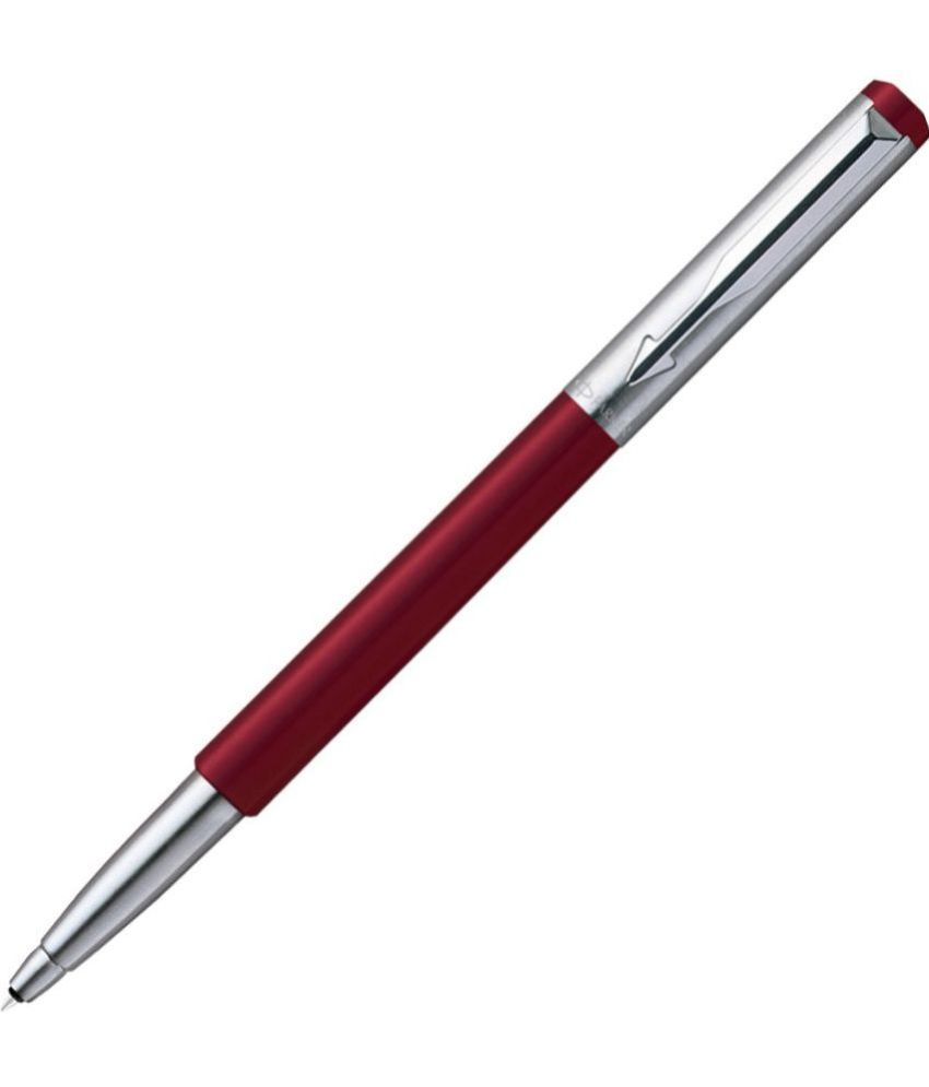     			Parker Vector Metallix Roller Ball Pen Red+Swistainless Steel Knife Pen Gift Set (Blue)