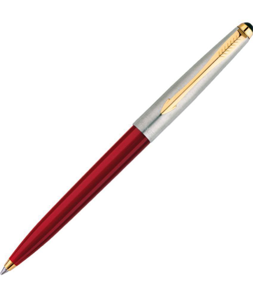     			Parker Galaxy Standard Gold Trim Red Body Color Ball Pen (Blue)