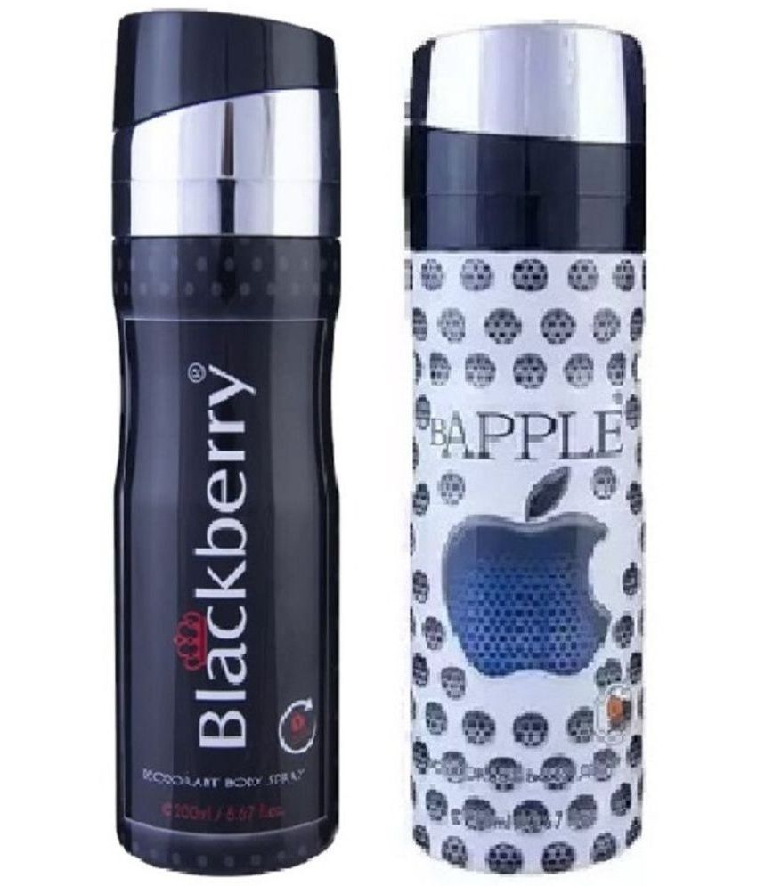     			St Louis - 1 BAPPLE 1 BLACKBERRY DEODORANT . Deodorant Spray for Men,Women 400 ml ( Pack of 2 )