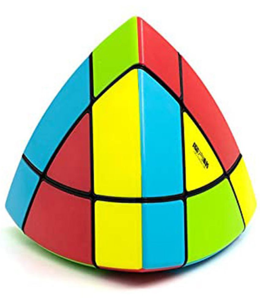     			Villy Super Smooth Sticker Less Pyramid Speed Triangle Cube Magic Cube