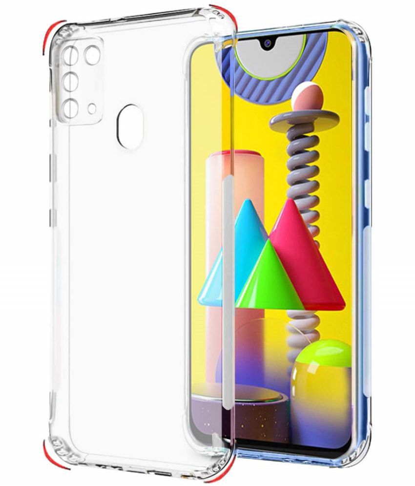     			ZAMN - Transparent Silicon Silicon Soft cases Compatible For Samsung Galaxy M31 Prime ( Pack of 1 )