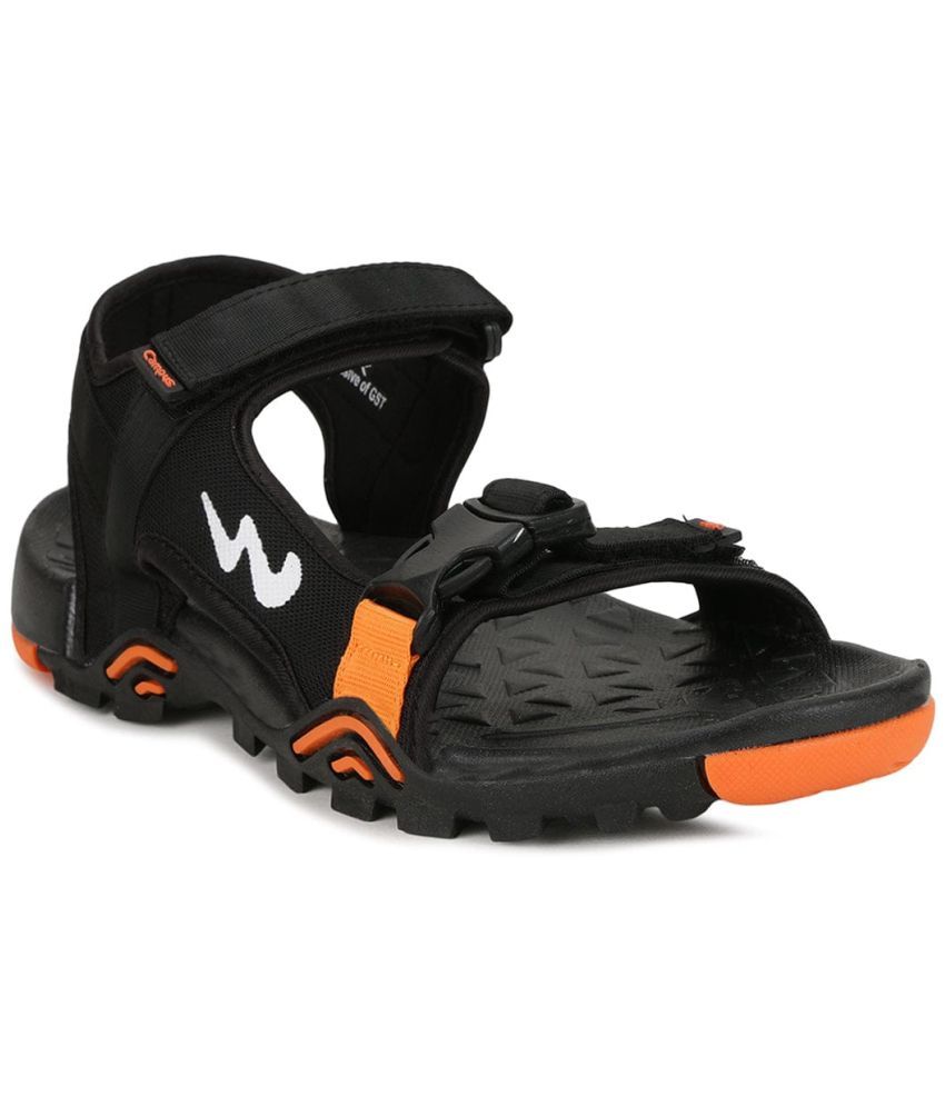     			Campus - Black Men's Sandals