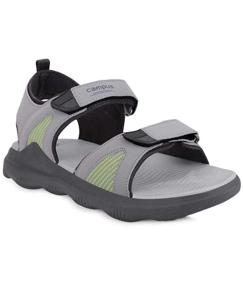     			Campus - Light Grey Men's Floater Sandals